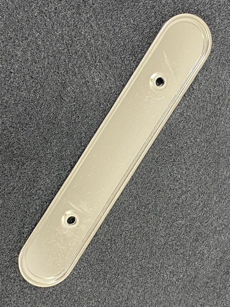 CKP Brand #300 3 in. (76mm) Oval Backplate, Brushed Nickel - 25 Pack