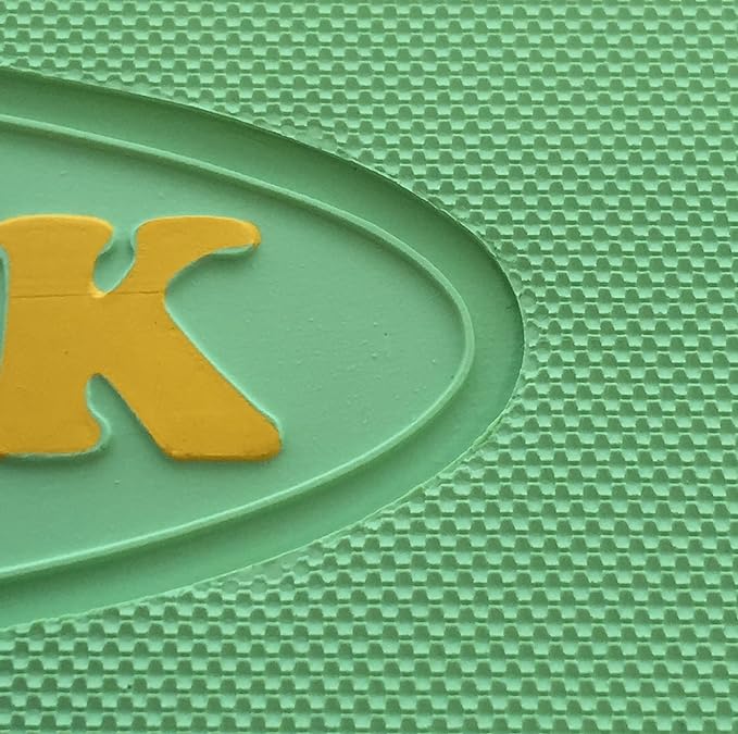 Koshin Rubber Oval Link Bathroom Mat Light Green L - NewNest Australia