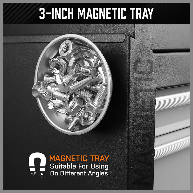 HORUSDY 4 Pack Telescoping Magnetic Pickup Tool - Extendable Magnetic Pick Up Tools，Flexible Bendable Spring Magnet Stick