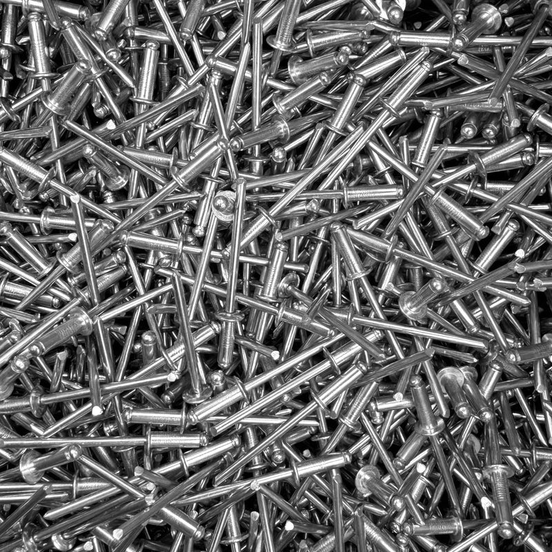 100 Qty 304 Stainless Steel Blind Rivets (#4-2) 1/8" Diameter x 1/8" Grip (BCP162)