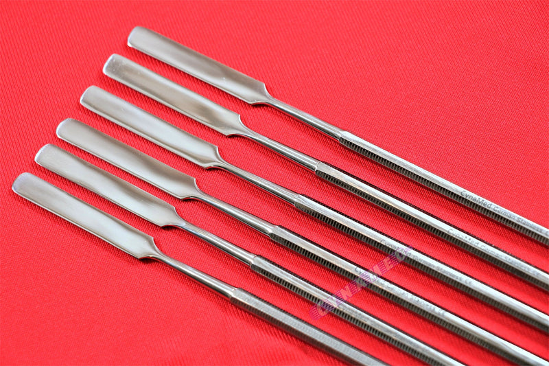 6 Premium German Dental Cement Spatulas Single Ended Lab Wax Modeling Cement Mixer Spatula Round Handle Cynamed