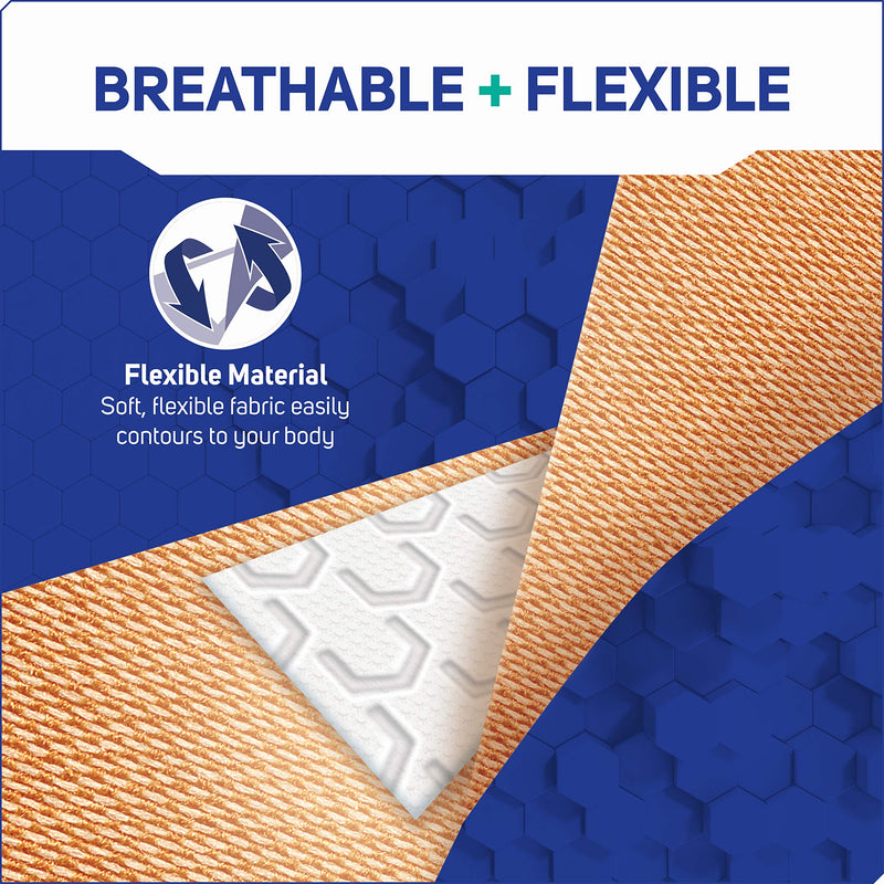 Care Science Fabric Adhesive Bandages, 200 ct Bulk Assorted Sizes | FSA HSA Eligible | Flexible + Breathable Protection for First Aid and Wound Care 200 Count (Pack of 1)