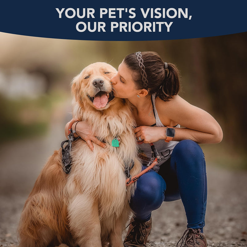 NOVEHA Pet Gel Eye Drops with 0.3% Viscoadaptive Hyaluronan | Eye Solution for Severe Dry Eyes - Long Lasting Hydration, Reduces Nuisance, Swelling & Dryness - Eye Lube for Dogs and Cats (2x10mL) - PawsPlanet Australia
