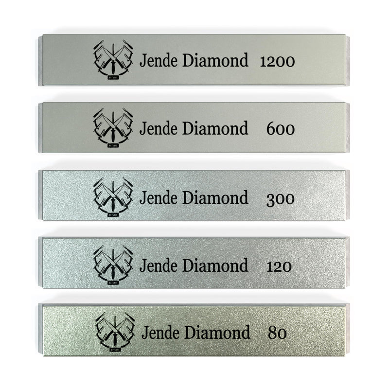 1x6 Jende Diamond Sharpening Stone Plate for Edge Pro, Jende JIGS, TSProf, Hapstone Sharpener, Ruxin (120 Grit) 120 Grit