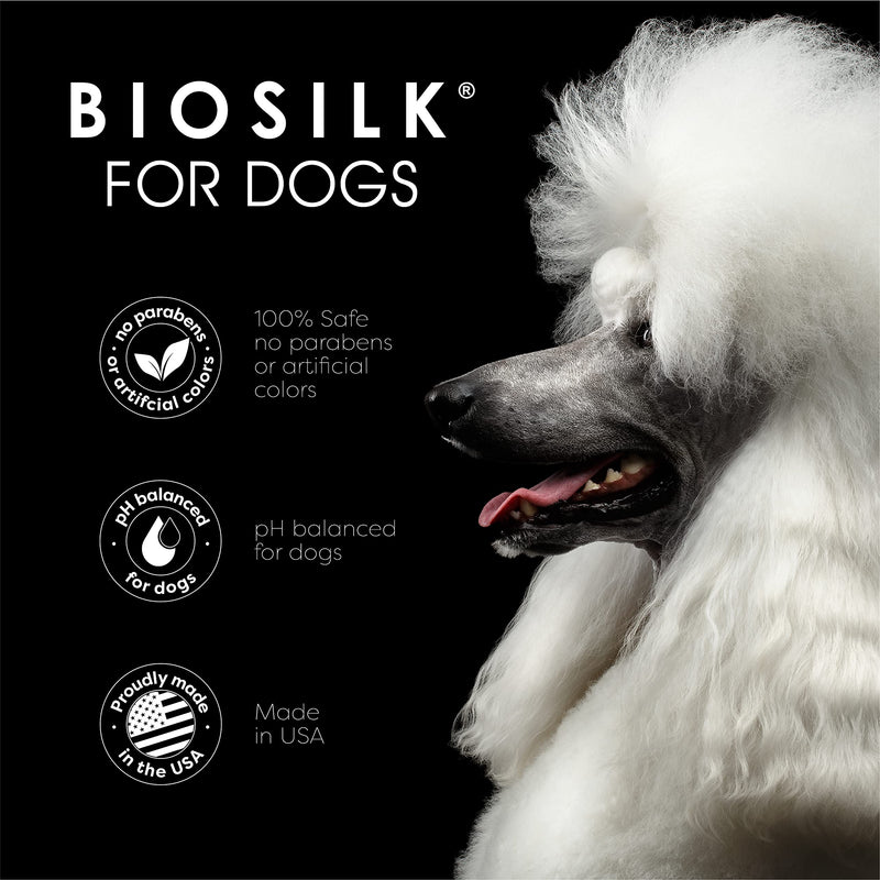 BioSilk Grooming Kit - Includes Silk Therapy Dog Detangling Shampoo, Conditioning Spray, and Pin Brush - Restores Moisture - PawsPlanet Australia