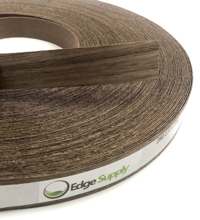 Edge Supply Walnut 2" X 50' Roll Preglued, Wood Veneer Edge Banding, Flexible Wood Tape, Easy Application Iron On with Hot Melt Adhesive. Smooth Sanded Finish Veneer Edging. Made in USA. (Pack of 2) 2" x 50' (Pack of 2)