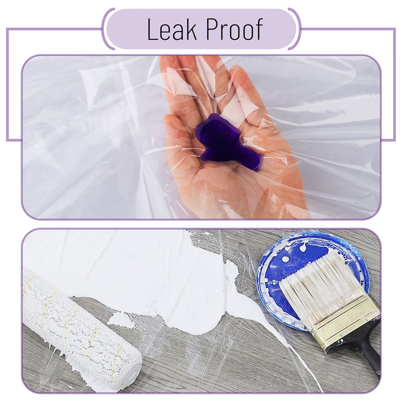 Bates- Plastic Drop Cloth, 2 Pack, 6x9 Feet, Plastic Cover, Clear Plastic Tarp, Plastic Tarp for Painting, Plastic Sheeting for Painting, Plastic Drop Cloths for Painting, Paint Plastic Drop Cloth 2 Pack 6 x 9 Feet
