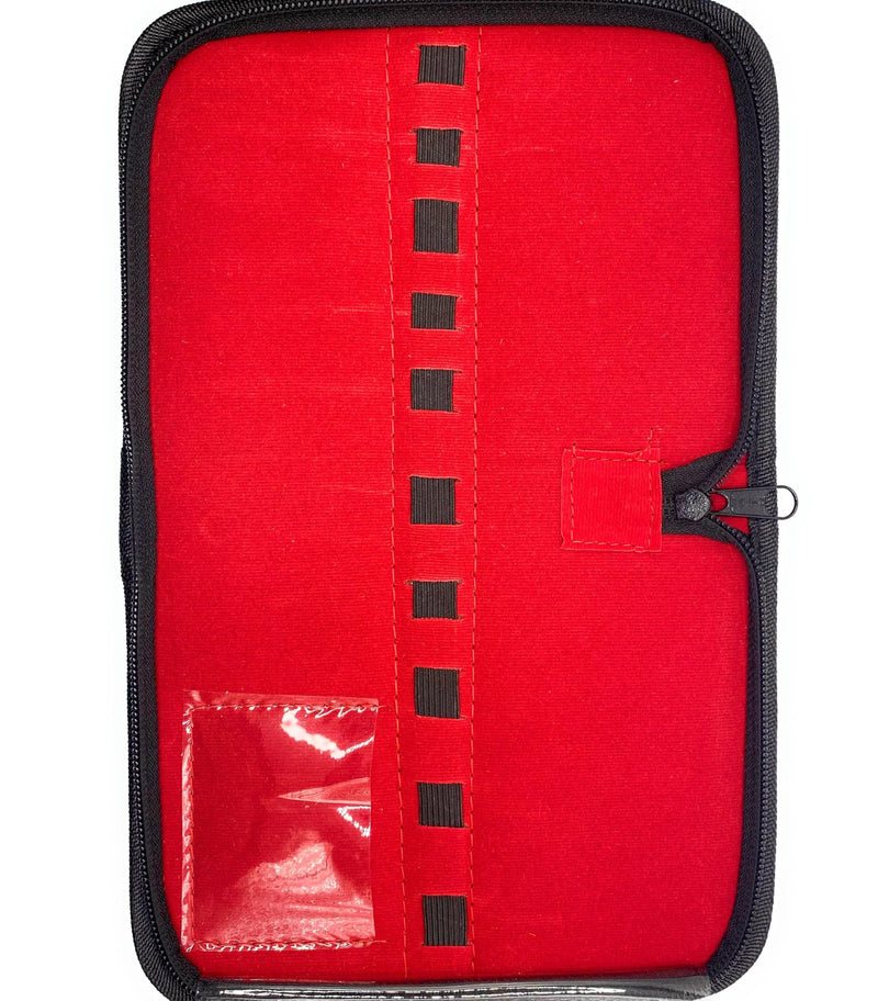 28 Piece Complete Dissection Kit with Dissecting Scissors, Forceps, Scalpels, Teasing Needles, Probes, and Deluxe Leather Case