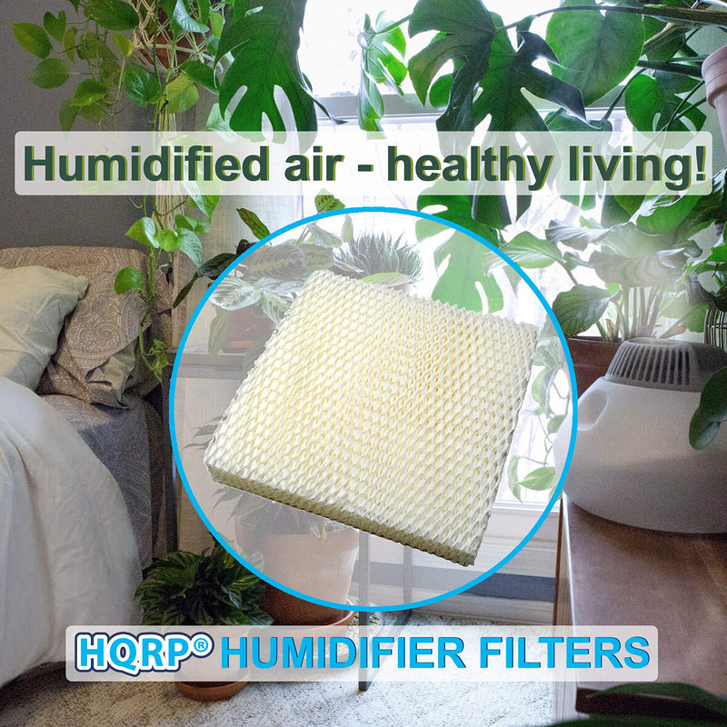 HQRP 2-Pack Wick Filter for Duracraft DH821 DH822 DH822C DH823 DH824 Humidifiers, AC-811 D11-C HC-811 Replacement