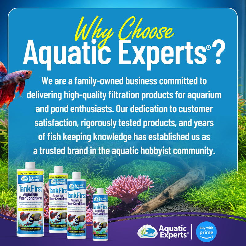 TankFirst Complete Aquarium Water Conditioner - Fish Water Conditioner, Instantly Removes Chlorine, Chloramines, and detoxifies Ammonia from Fish Tank (TankFirst Regular, 500 ml) TankFirst Regular 500 ml (16.9 oz)