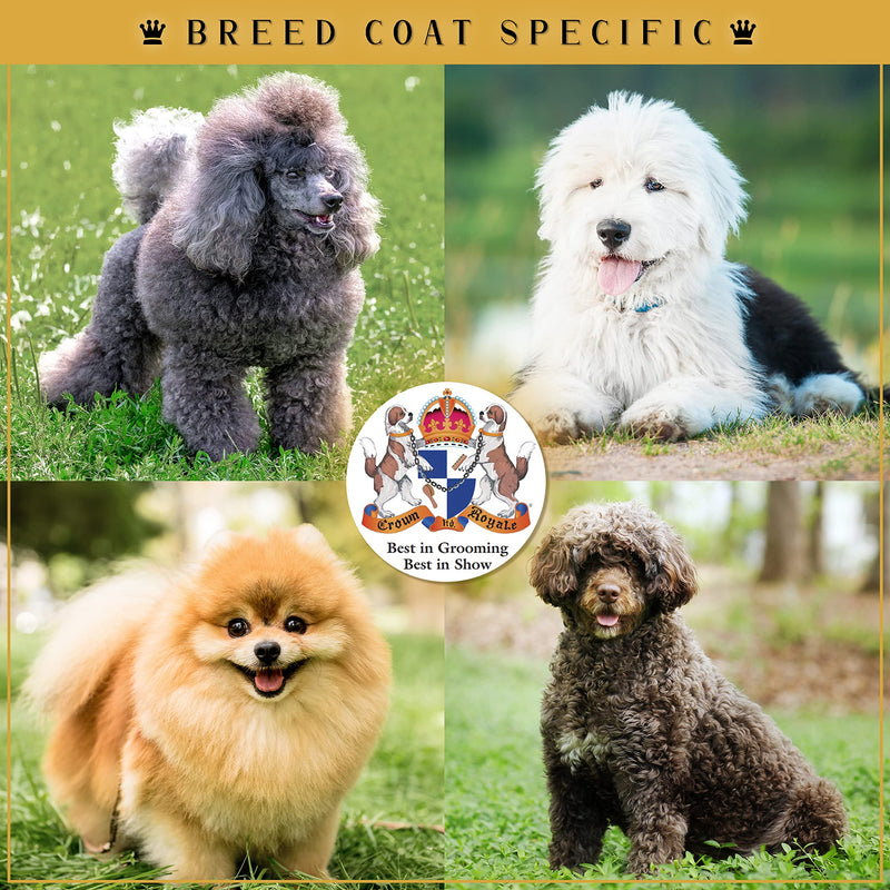 Crown Royale Magic Touch Formula 3 Pet Grooming Spray Ready-to-Use, No Heavy Build-Up, Finishing Spray, Prevents Coat Matting, Formulated with Conditioners, Made in USA, 16 oz