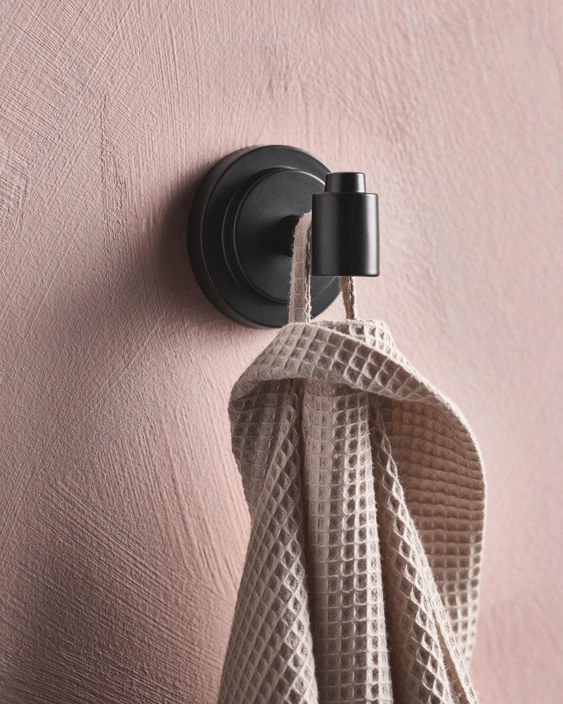 Moen DN0703BL Iso Single Modern Robe Hook, Matte Black