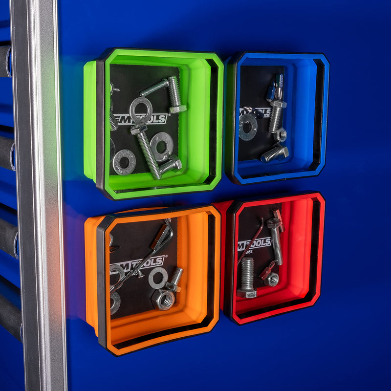 OEMTOOLS 26052 Magnetic Tray, Collapsible Magnetic Screw Holder, 4-Pack, Automotive Tool Storage