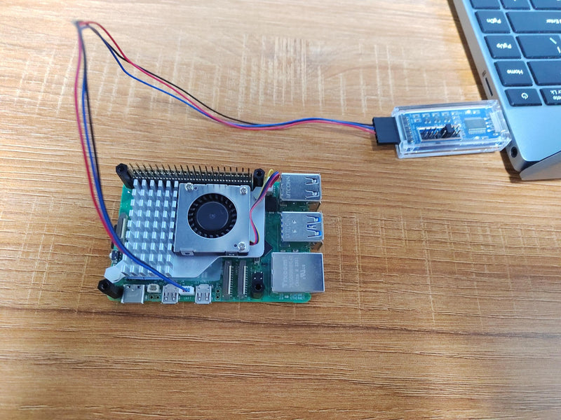 DSD TECH SH-C02A 3PIN 1.0MM to 2.5MM Cable Compatible Raspberry Pi 5 Debug Probe