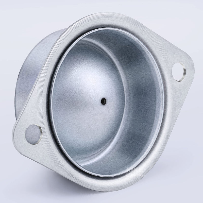 XiKe 4 PCS 1/2" Roller Ball Transfer Bearings, 360º Rotation Universal Ball Casters, 18Lbs Carbon Steel Round Ball Transfer Unit for Conveyor, Roller Stand, Transmission System, Furniture 18 pounds load ＆ 1/2" ball diameter