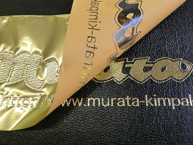 Murata Gold Leaf Gleam Foil "Glinting" Metallic Foil for Foil Stamping Machines (Gold) [For Leather Crafts/Genuine Leather/Leather] - NewNest Australia