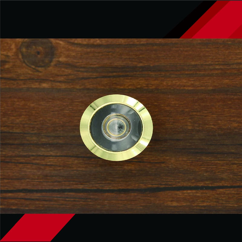 HD Lens 180 Degree Bright Brass Door viewer Peephole for 1-1/2" to 2-1/4" Doors