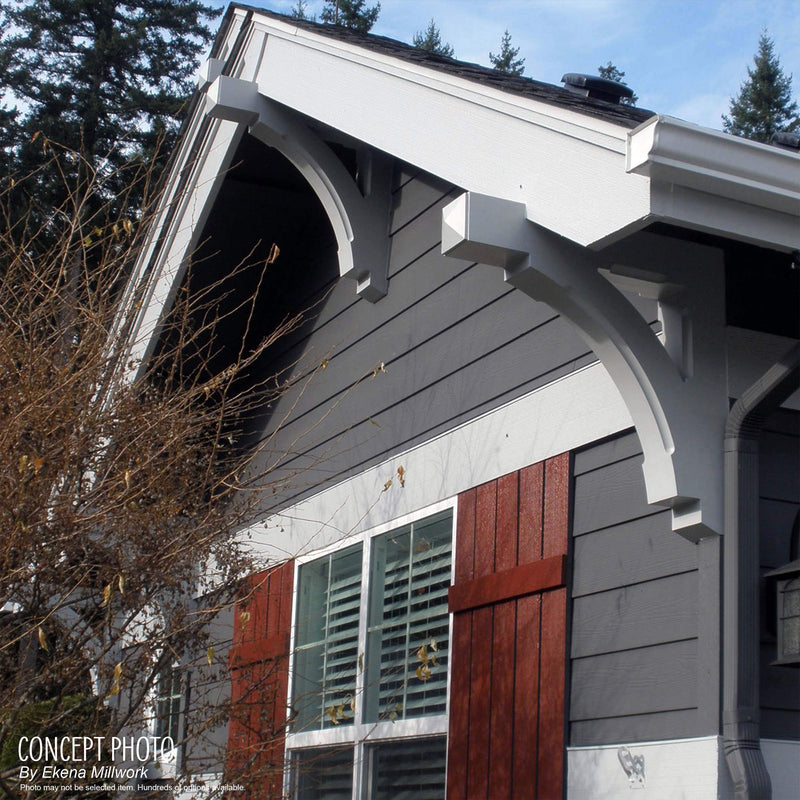 Ekena Millwork COR06X18X04HA 6 1/4-Inch W x 4 3/8-Inch D x 18 1/8-Inch H Hampshire Corbel