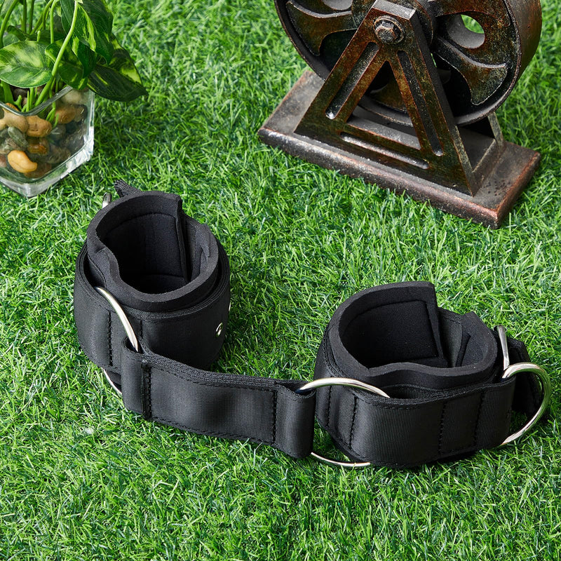 Horse Hobbles, 2-Leg Adjustable Soft Leather Horse Tack for Training, Grazing, Travel - Lightweight, Control Running, Comfortable Restraint Equipment (Black) 1 Black