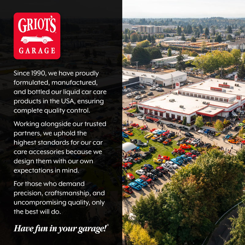 Griot's Garage Fine Glass Polish, Car Window, Windshield Polishing Cleaner for Automotive and Home, Removes Stains and Water Spots, 11017, 16 oz