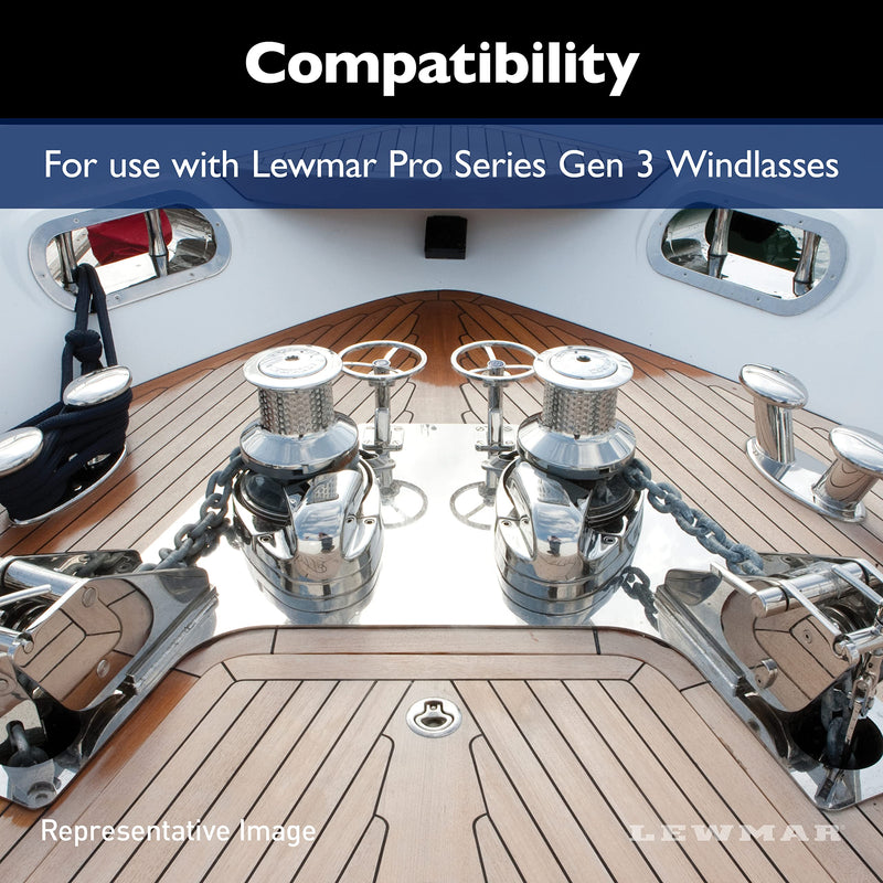 Lewmar 3rd Generation Pro-Series Seal/Screw Kit, Chain Counters Use 3 Wire Shielded Cables to Meet EN 60945 EMC Requirements - 2020201011