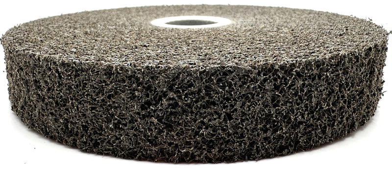 Multi-Finishing Wheel – 6” x 1” x 1” 3S Coarse Grit Silicon Carbide - Stainless Steel Finishing Convolute Wheel – for #3 Finish - 93021-1 Pack 6" x 1" x 1" 3S Coarse