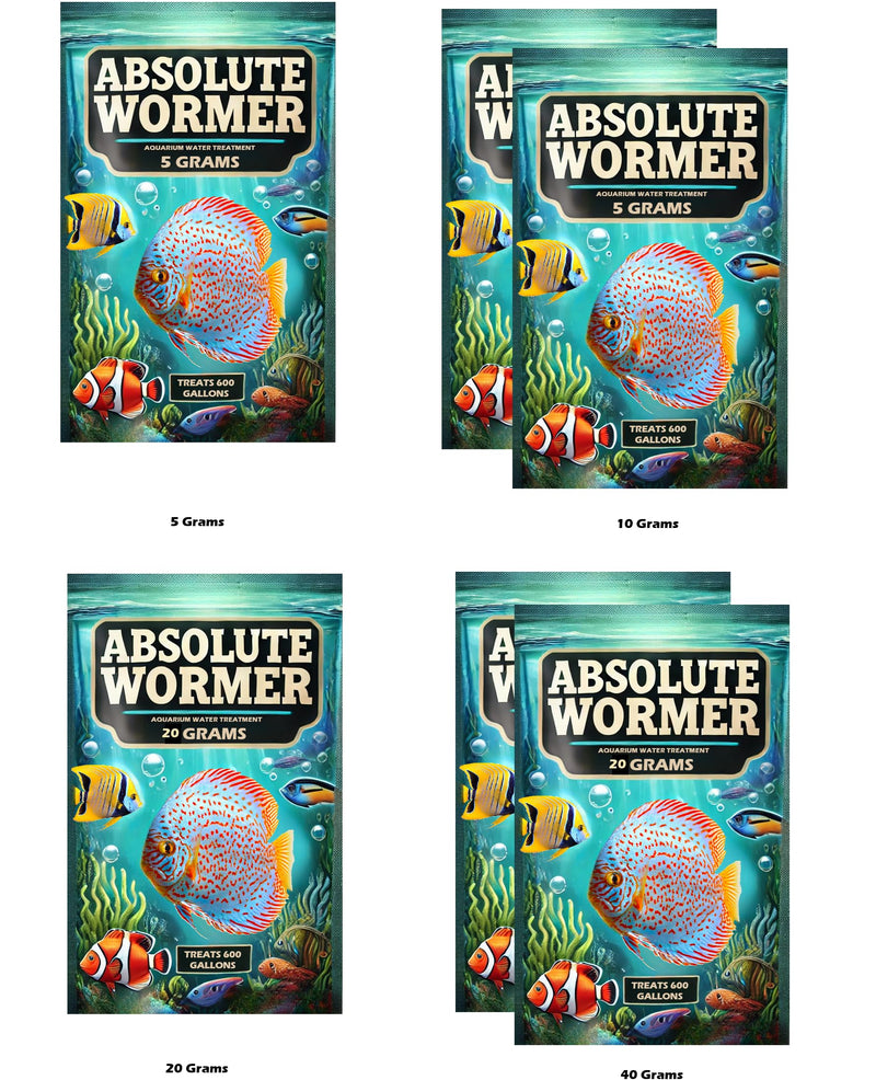 Freshwater and Saltwater Fish Powder Medication. with parasites and Flukes. (5G - Treats 600 GALLONS) 5 GRAMS