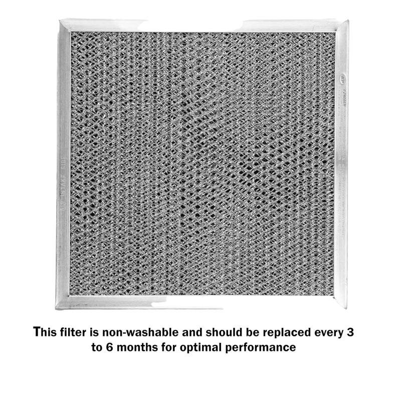 Range Hood Filter Replacement Compatible with Broan Nutone 41F, 97007696, 97005687 - Aluminum Grease Vent Hood Kitchen Charcoal Carbon Filter Mesh - 8.75 x 10.5 x .44 Inches 8.8" x 10.5" x 0.4"