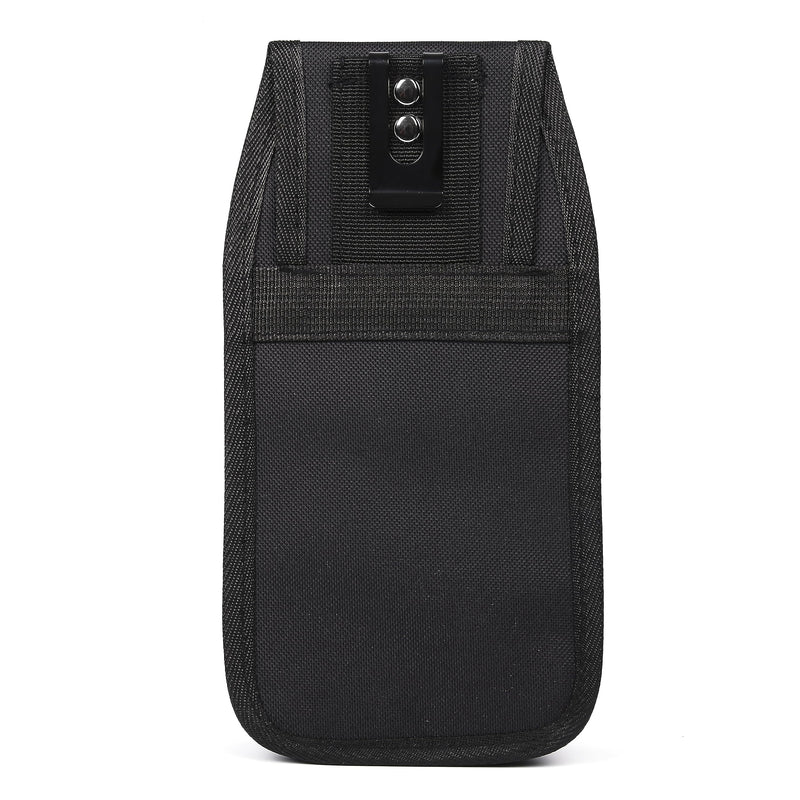 Small Tool Pouch with Belt Clip,Tool Belt Pouches,Electrician Tool Pouch.Mini Organizer Pocket Attachment for Tool Belt,5 Pockets and Heavy-Duty Metal Belt Clip Attachment.… 5 IN