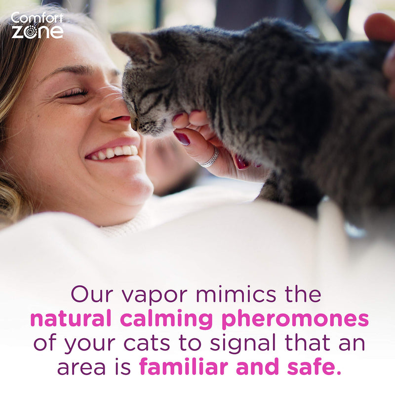 Comfort Zone 2 Diffusers Plus 2 Refills Cat Calming Kit (2-Room Pack) for a Calm Home | Veterinarian Recommend | De-Stress Your Cat and Reduce Spraying, Scratching, & Other Problematic Behaviors - PawsPlanet Australia