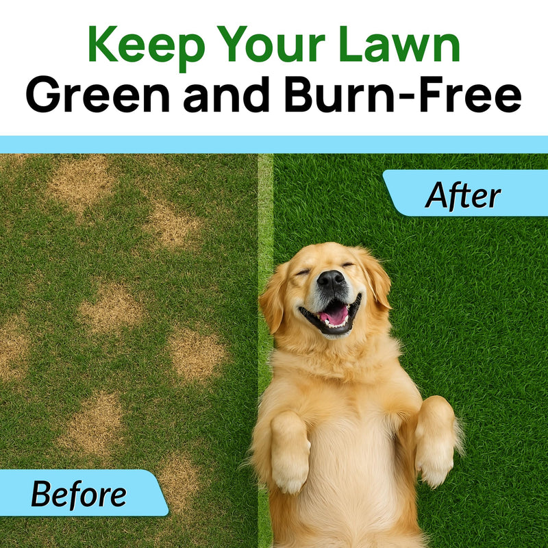 Green Grass Dogs Chews w/Probiotics - Prevent Urine Burning Grass - Pee Gras Spot Saver - Dog Urine Neutralizer for Lawn Treats, UT & Gut Health for Dogs, Lawn Burn from Dog Urine 120Ct