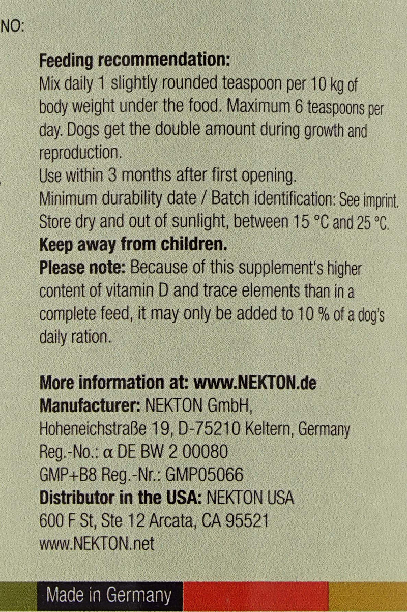 Nekton-Dog Easy Barf Raw Food Supplement 120gm (4.23oz) 120 grams (4.23 ounces)