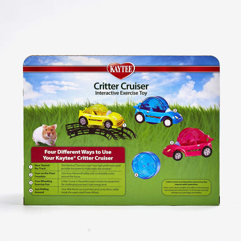 Kaytee Critter Cruiser Pet Powered Exercise Car for Hamsters and Gerbils - PawsPlanet Australia
