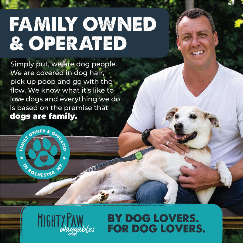 Mighty Paw Waggables Eyes (Made in USA) | Tear Stain Chews for Dogs. Vision and Tear Stain Support Eye Supplements for Dogs. Lutein Dog Tear Stain Supplement. Lubricates Eyes, Immune Support (120 Ct) - PawsPlanet Australia