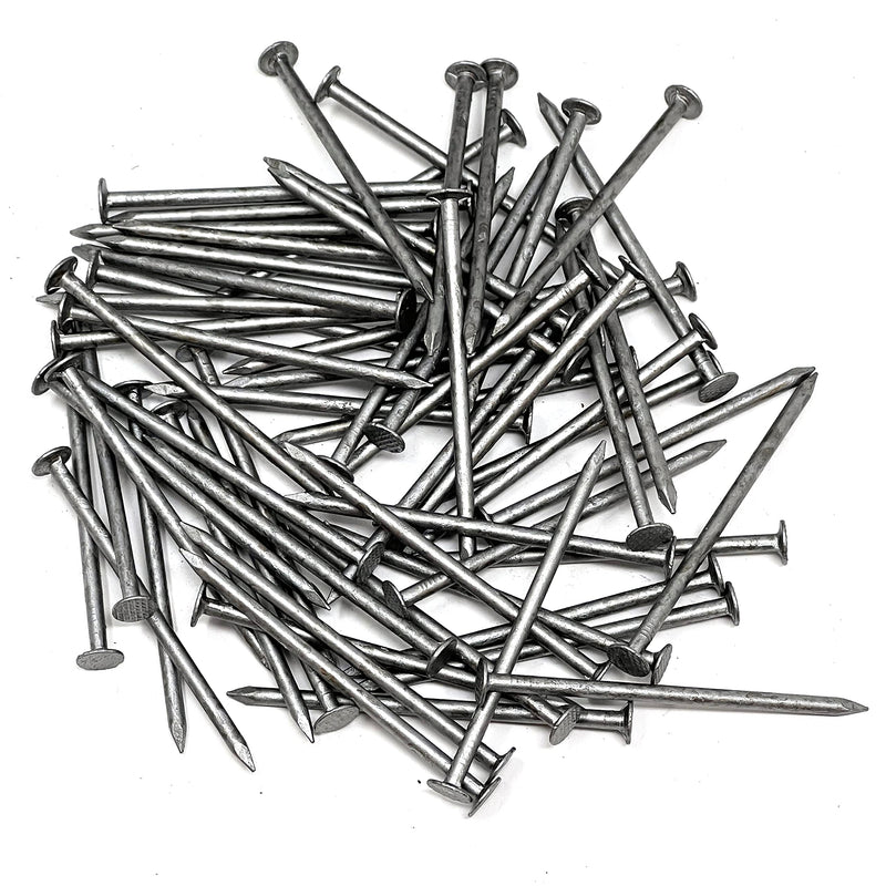 Huttig-Grip 2-1/2 in Framing Box Nails 8d Size, Outdoor Galvanized Finish, 1 lb Pack of 125 Nails 2-1/2 in - 1 lb Pack