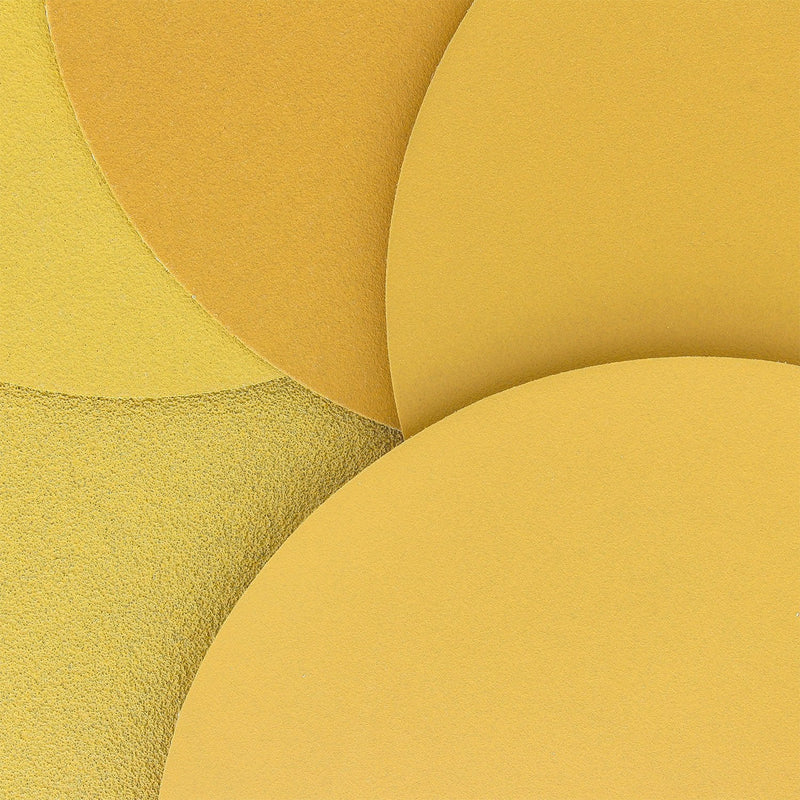 Dura-Gold Premium 80, 150, 220, 320, 400 Grit 6" Gold PSA Sanding Discs, 10 Each, 50 Total - Self Adhesive Stickyback Sandpaper Discs for DA Sander, Sand Automotive Car Paint, Woodworking Wood, Metal Variety Pack