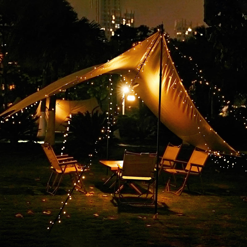 2 Pack Solar String Lights for Outside, 72FT 200 LED Solar Christmas Lights Outdoor with 8 Lighting Modes, IP65 Waterproof Solar String Lights Outdoor for Garden Party Tree Decor,Warm White Warm White