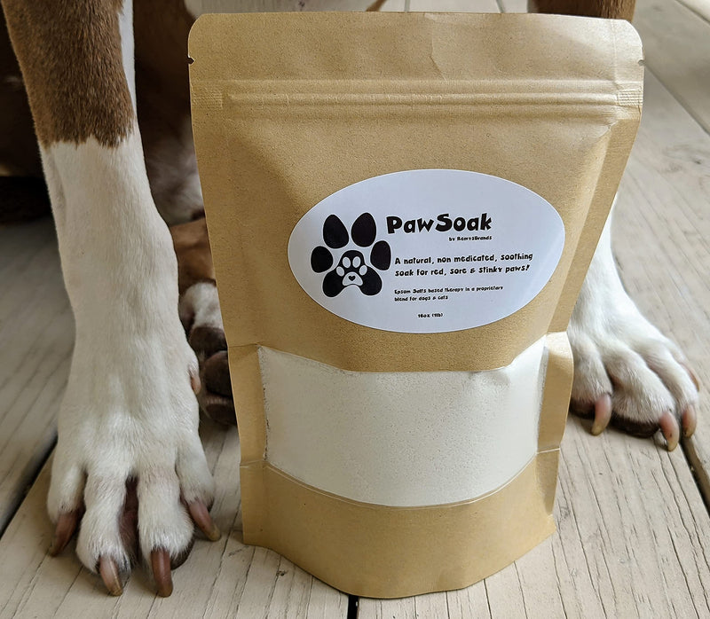 PawSoak by RemysBrands Epsom Salts & Colloidal Oatmeal Bath Blend for Dogs and Cats - PawsPlanet Australia
