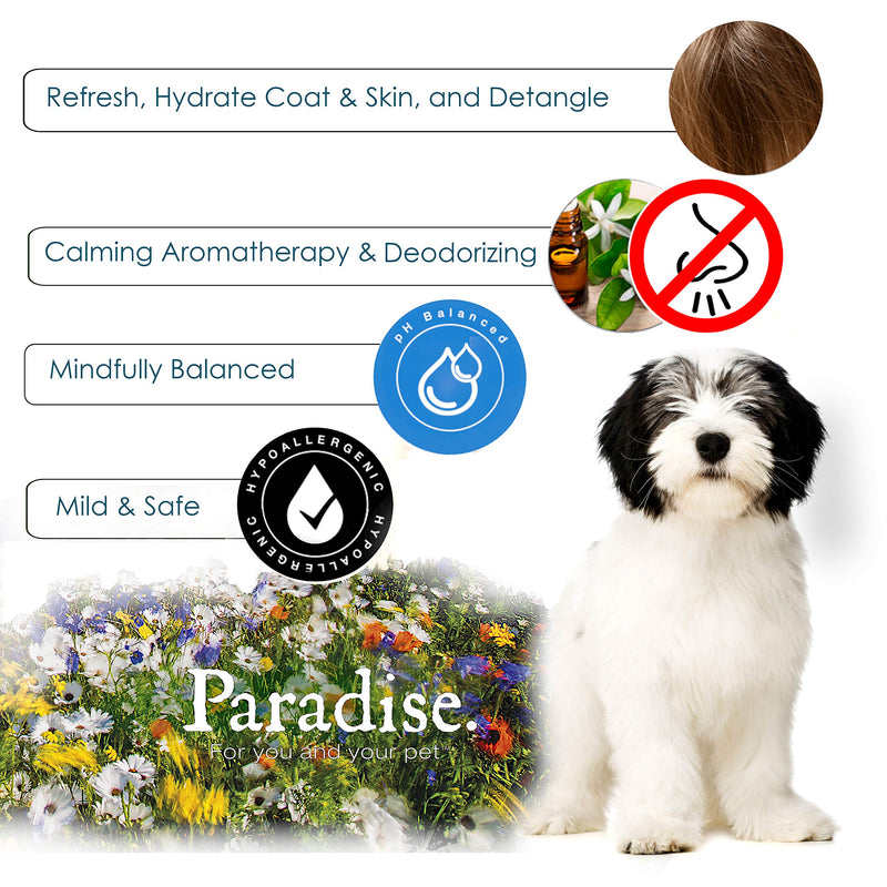 Best Shot Scentament Spa Botanical Body Splash, Detangler Spray, Hypoallergenic Body Spray for Cat and Dog, Berry Amaretto, 8 Oz. - PawsPlanet Australia