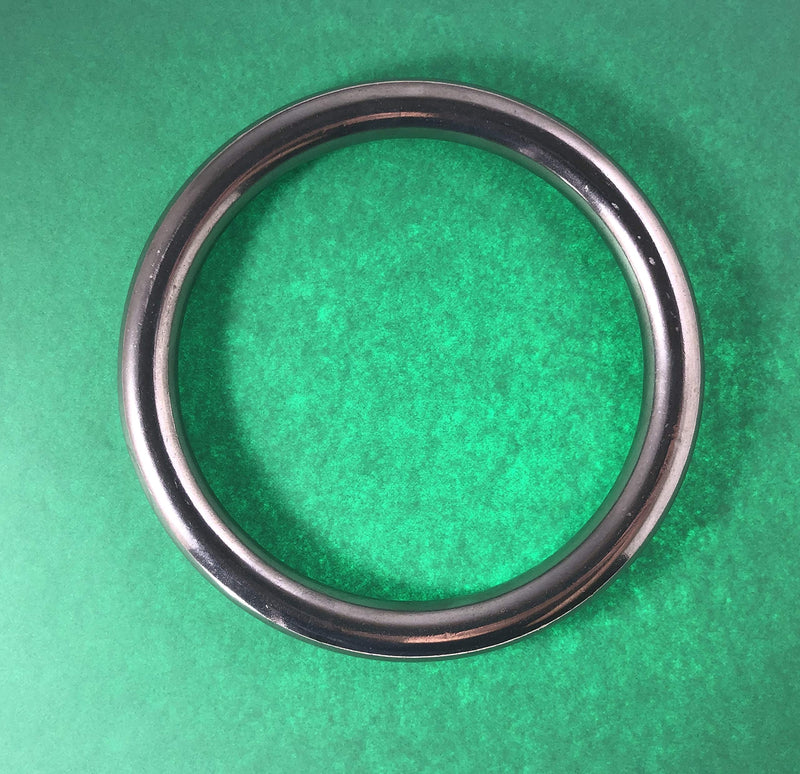 US STAINLESS Stainless Steel 316 Round Ring Welded 1/2" x 4" (13mm x 100mm ID) Marine Grade