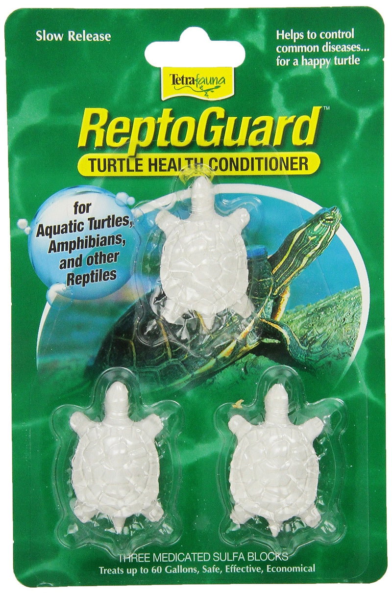 Fluker's Buffet Blend Aquatic Turtle Food, 7.5-Ounce & TetraFauna ReptoGuard Turtle Health Conditioner 3 Count, Slow-Release (19514) - PawsPlanet Australia