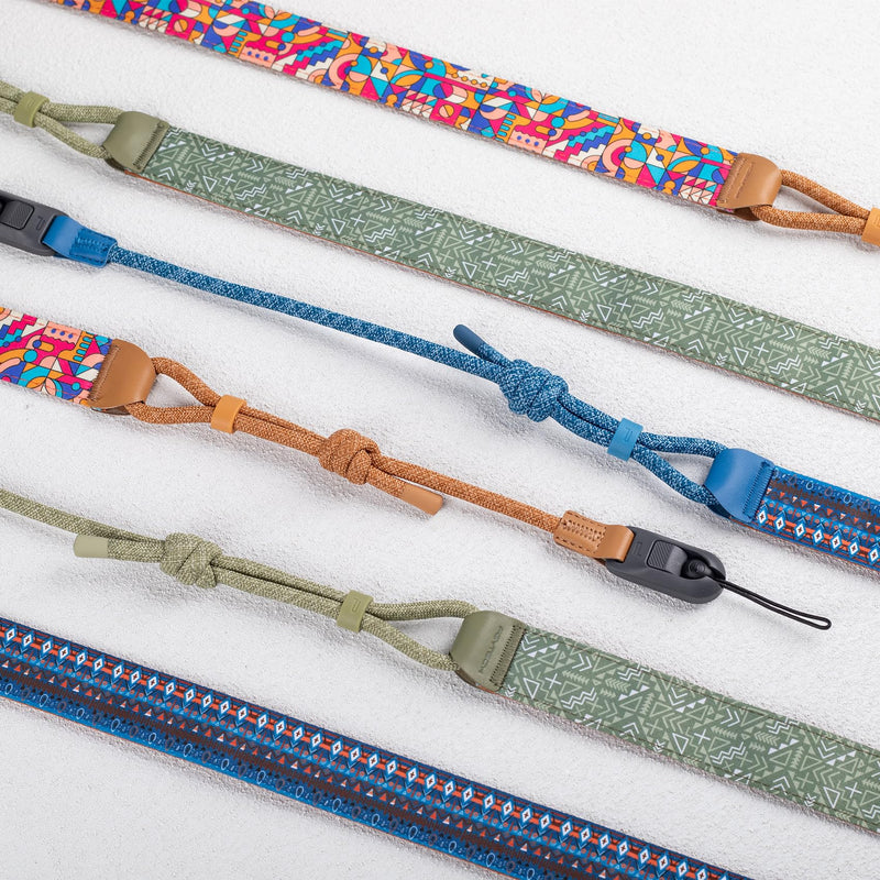PGYTECH Camera Strap Air for Mirrorless Camera Shoulder Strap Adjustable Neck Strap Light for Sony ZV-E10 for Canon G7 X (Tribal Geometric) Tribal Geometric