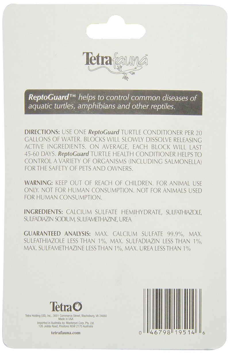 Fluker's Buffet Blend Aquatic Turtle Food, 7.5-Ounce & TetraFauna ReptoGuard Turtle Health Conditioner 3 Count, Slow-Release (19514) - PawsPlanet Australia