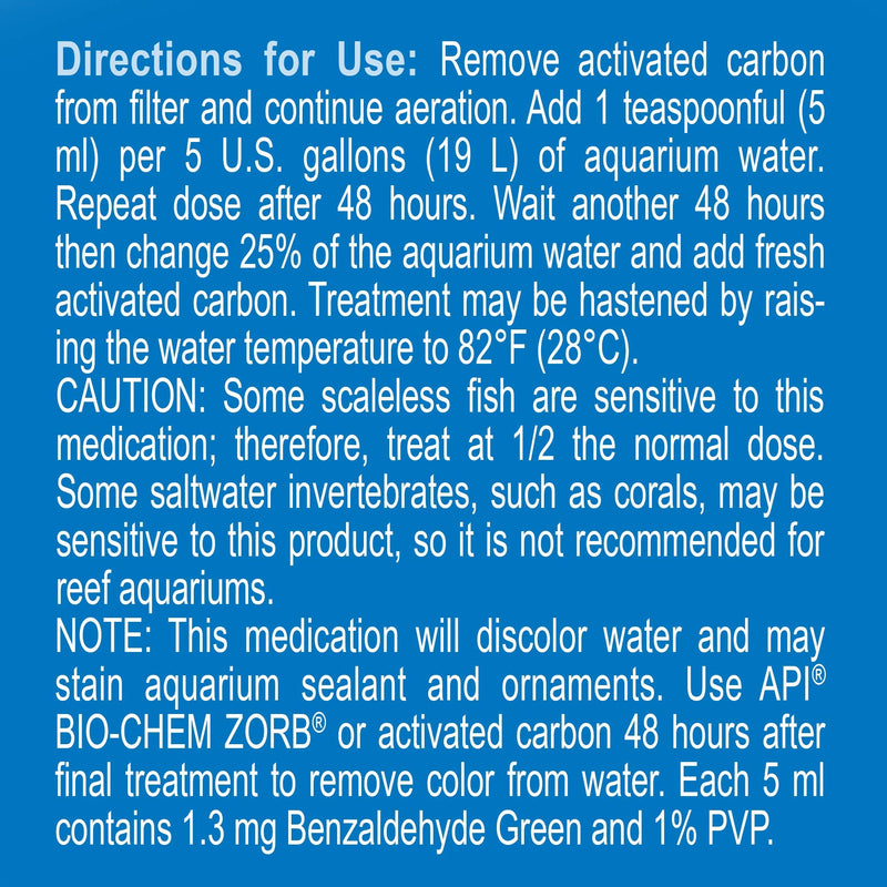 API Liquid Super ICK Cure Freshwater and Saltwater Fish Medication 16-Ounce Bottle 16 fluid ounces