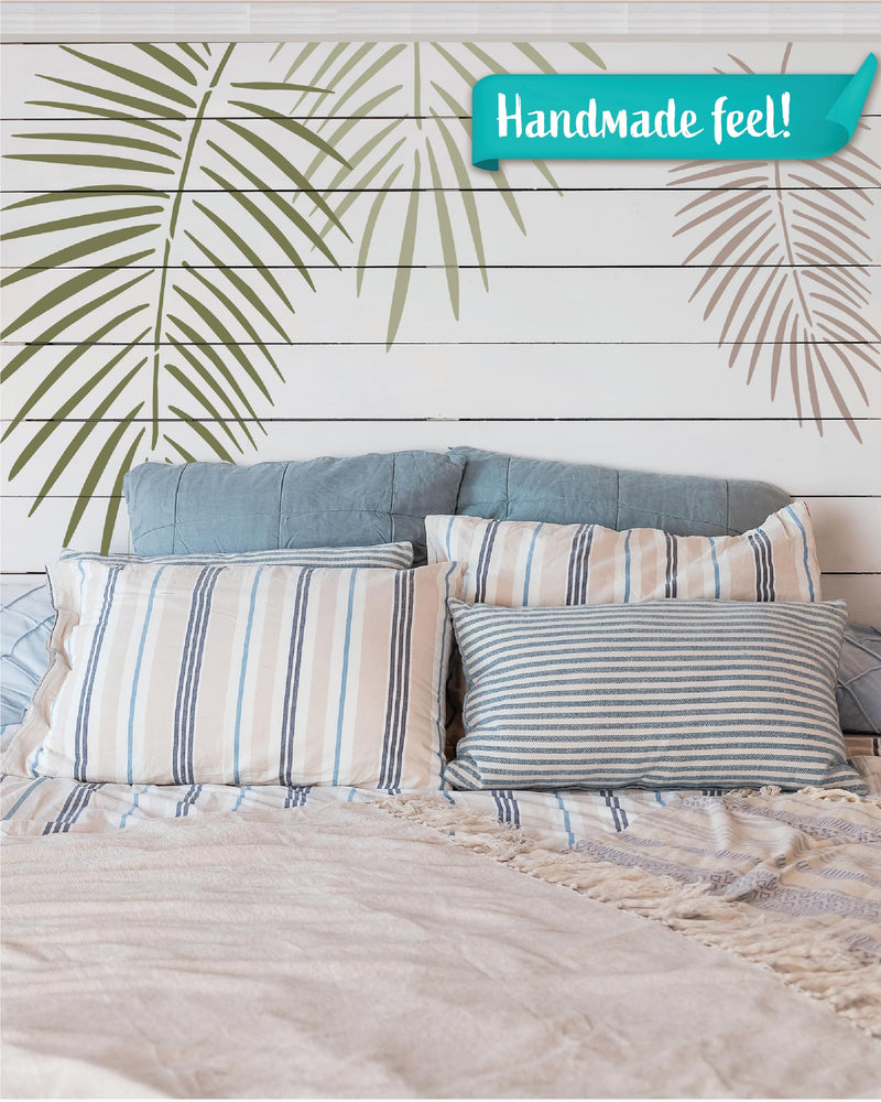 STENCILIT Palm Leaf Large Wall Stencil - Mix 14.5X27.5in and 17x8.5in