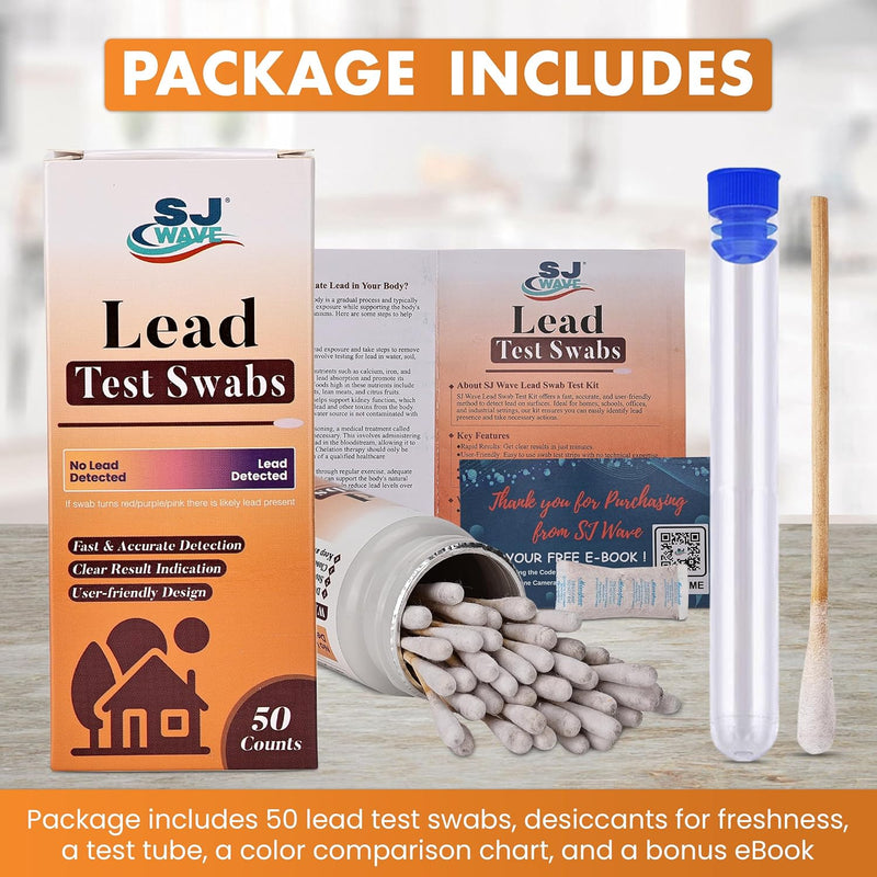 Lead Test Kit, 30 Units, Lead Paint Test Kit, Lead Test Swabs for Instant Lead Detection – Home Use on All Surfaces: Painted, Dishes, Toys, Jewelry, Metal, Ceramics, Wood. - NewNest Australia