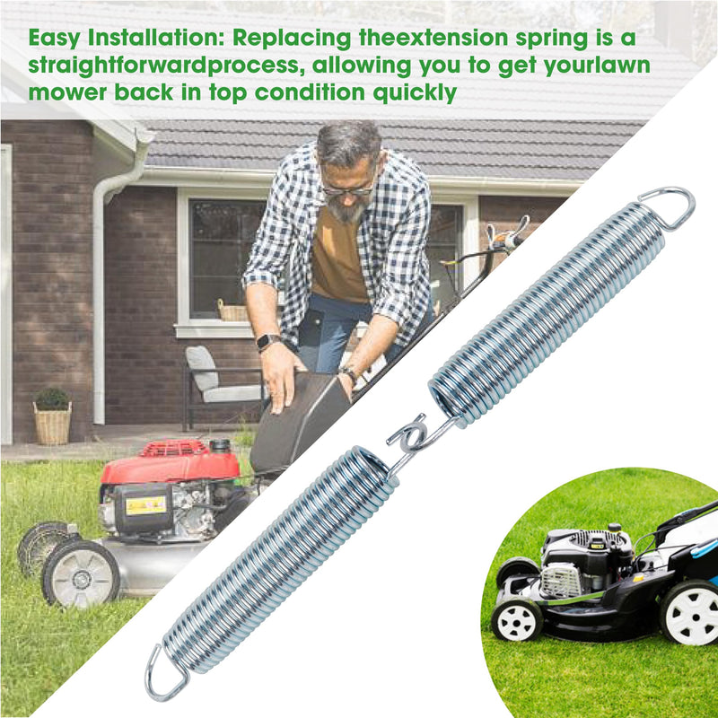 1715435SM Chrome Plated Extension Spring for Simpli-licity Mowers Customized. Extension - 1.00 Meets Specific Duty Conditions, #1666786 Chrome Plated for Durable wear Resistance 2 pcs.
