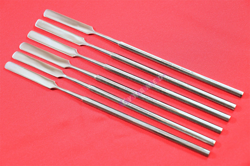 6 Premium German Dental Cement Spatulas Single Ended Lab Wax Modeling Cement Mixer Spatula Round Handle Cynamed