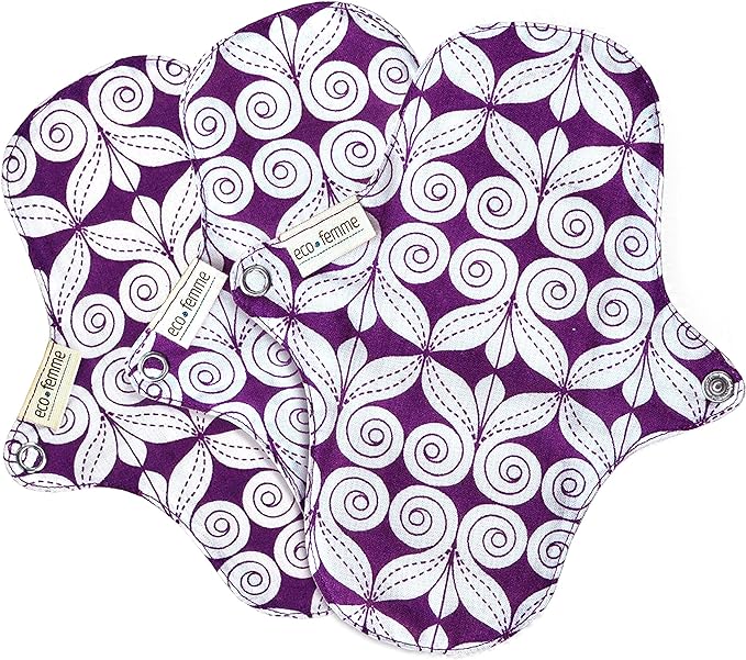 Piece Light Day Set South Indian Eco Femme Cloth Napkins Washable Organic Cotton (Unbleached) Non-Waterproof 3 Layers Flannel Inside - NewNest Australia