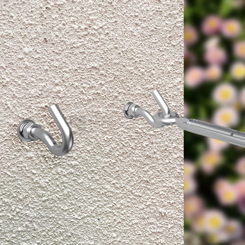 Concrete Wall Hook, 304 Stainless Steel Expansion Hook,Concrete Hook,Open Cup Hook, Heavy Duty Hooks Expansion Bolts for Concrete Brick Wall 5 Pack M6